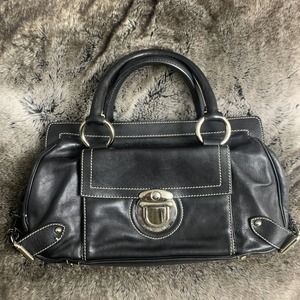 Marc Jacobs VINTAGE BLACK Leather DOCTOR BAG EUPHORIA 2000s